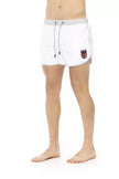 White Bikkembergs polyester swimming shorts