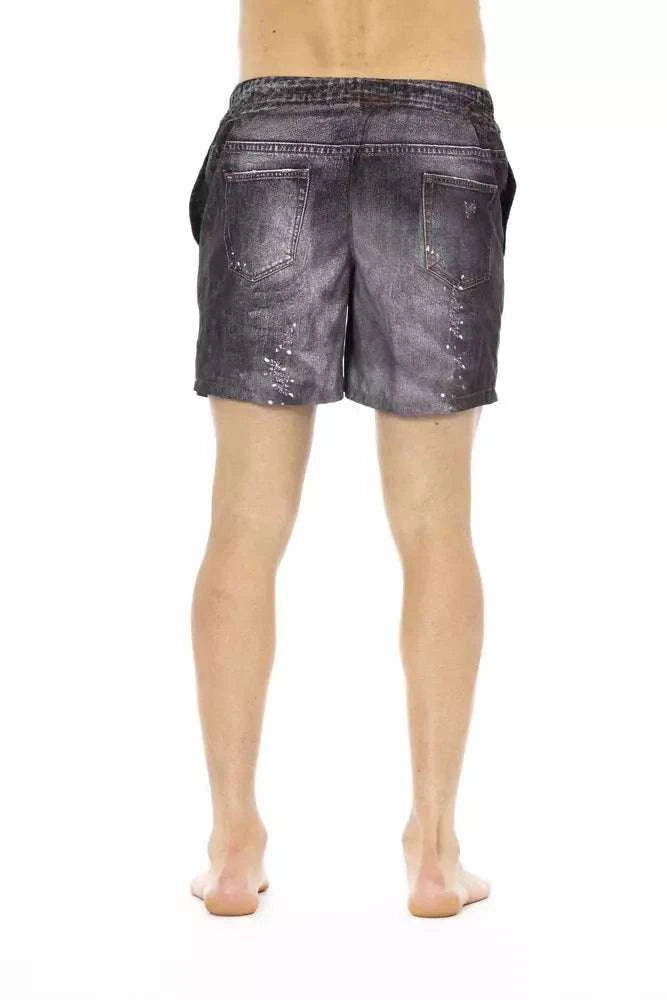 Just Cavalli swim shorts in black polyester