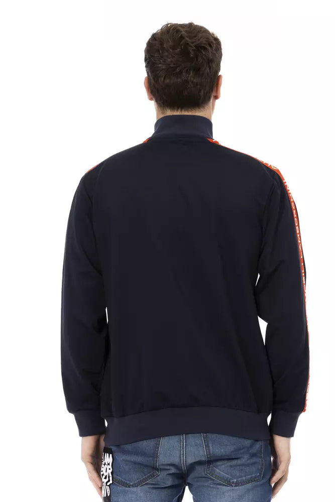 Automobili Lamborghini Blaues Herren-Sweatshirt aus Polyester