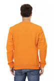 Automobili Lamborghini Oranger Herren-Pullover aus Baumwolle