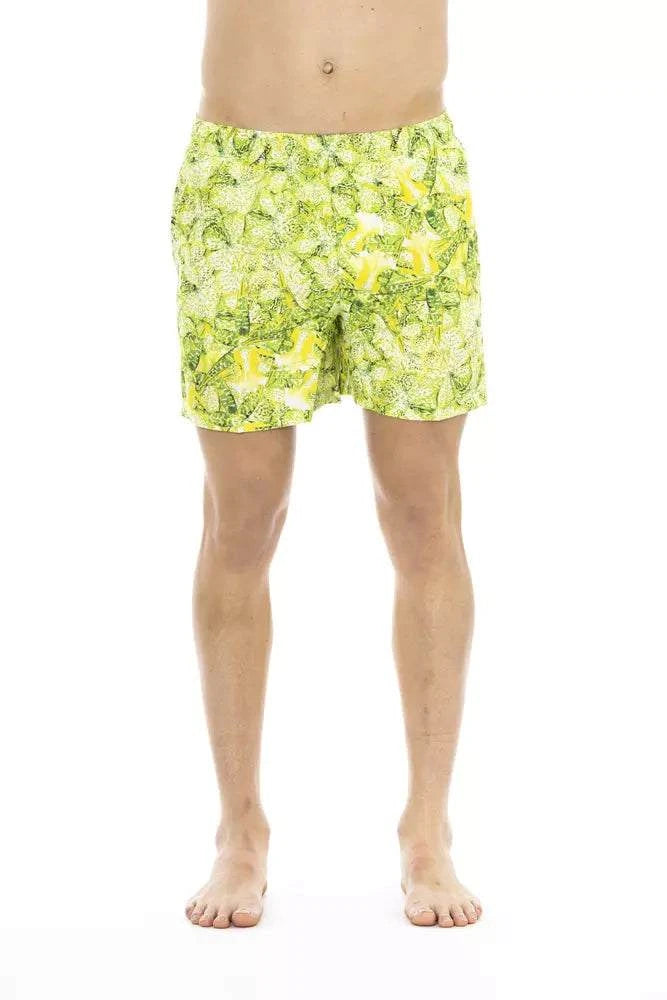 Just Cavalli Grüne Bikkembergs Herren-Badehose aus Polyester