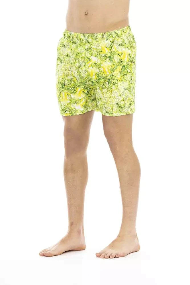 Just Cavalli Grüne Bikkembergs Herren-Badehose aus Polyester
