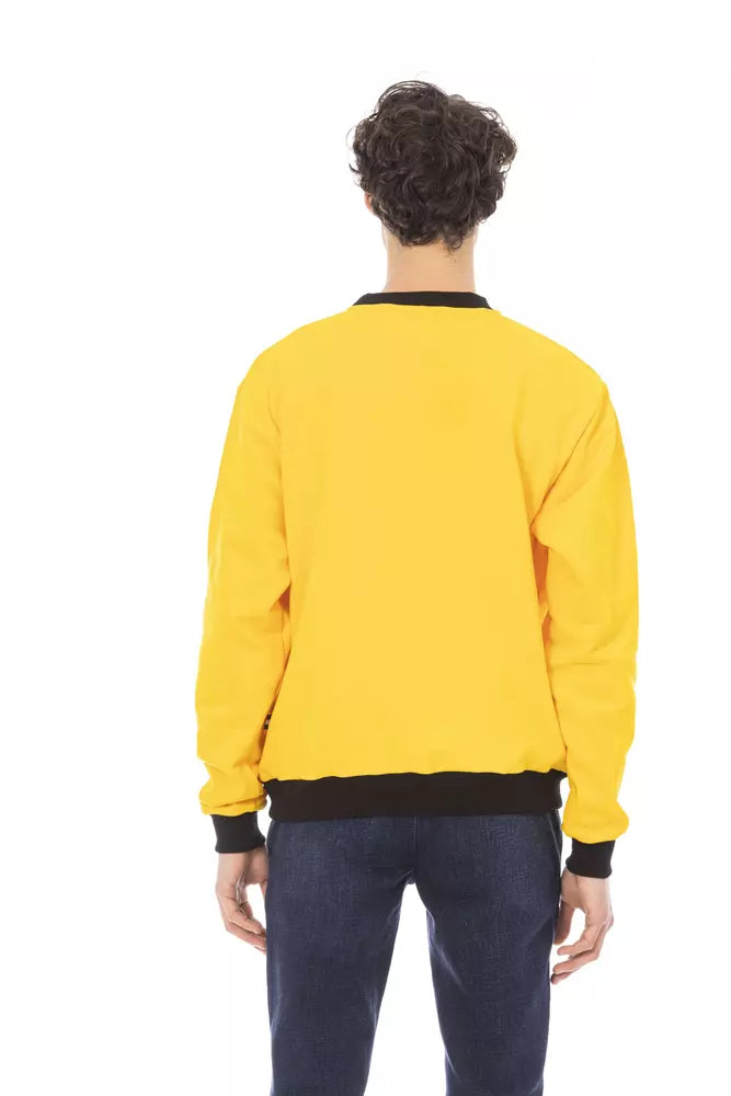 Baldinini Trend gelber Baumwollpullover