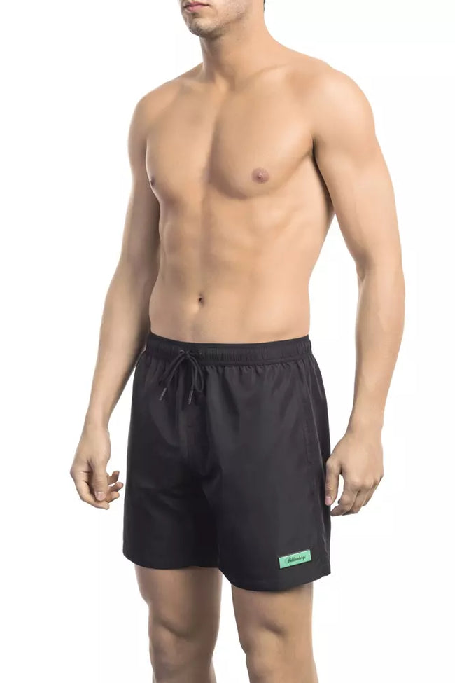 Bikkembergs schwarze Badeshorts aus Polyester
