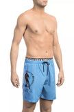 Bikkembergs blaue Badeshorts aus Polyester