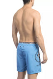 Bikkembergs blaue Badeshorts aus Polyester