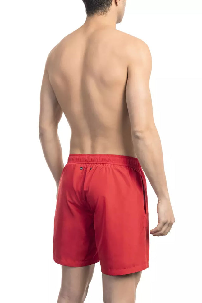 Bikkembergs Rote Badehose aus Polyester für Herren