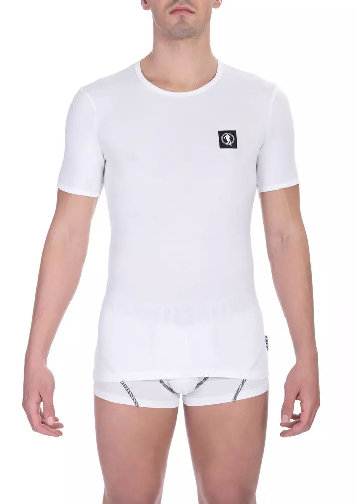 Bikkembergs weißes Baumwoll-T-Shirt für Herren