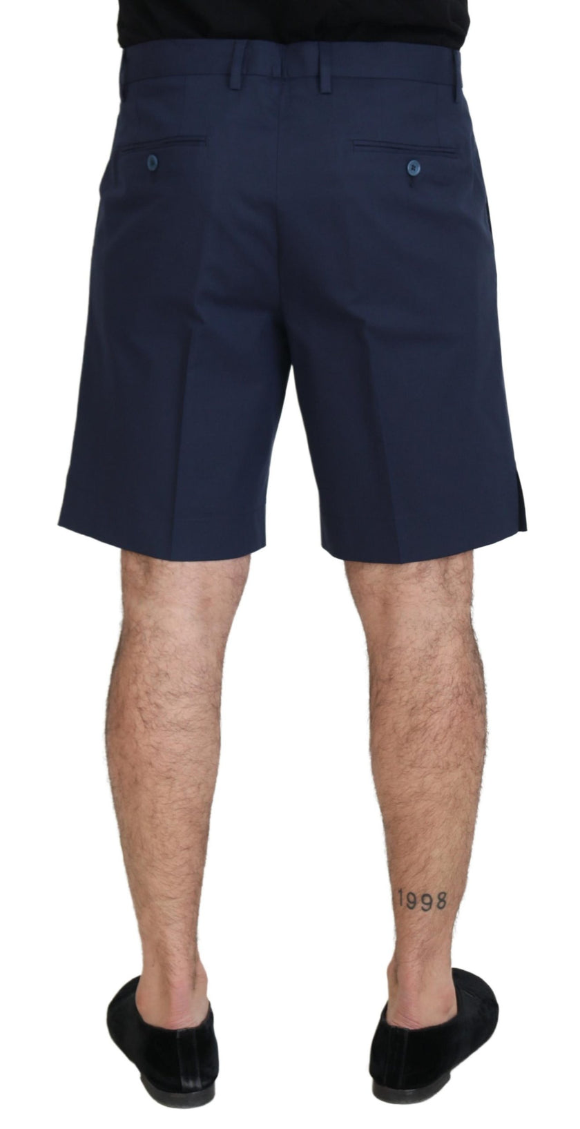 Dolce & Gabbana Blaue Chinos aus Baumwoll-Stretch – Casual Shorts