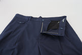 Dolce & Gabbana Blaue Chinos aus Baumwoll-Stretch – Casual Shorts