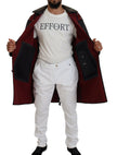 Dolce & Gabbana Schwarzer Trench-Parka mit Kapuze aus Baumwolle