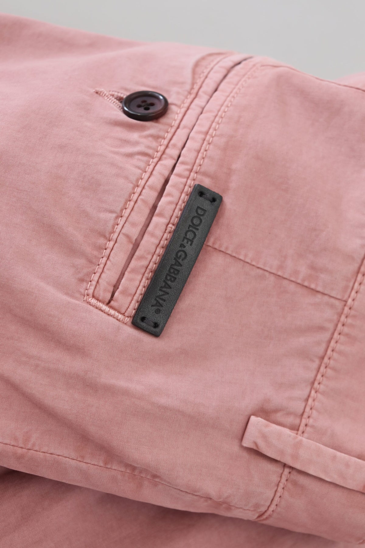 Dolce & Gabbana Pink Chinos Cotton Casual Men's Shorts