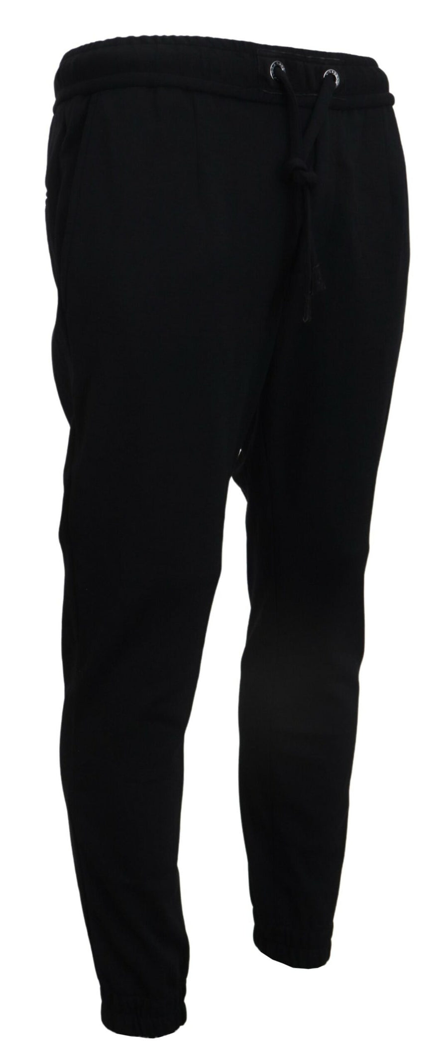 Dolce & Gabbana Men's Black Sport Wool Sweatpants