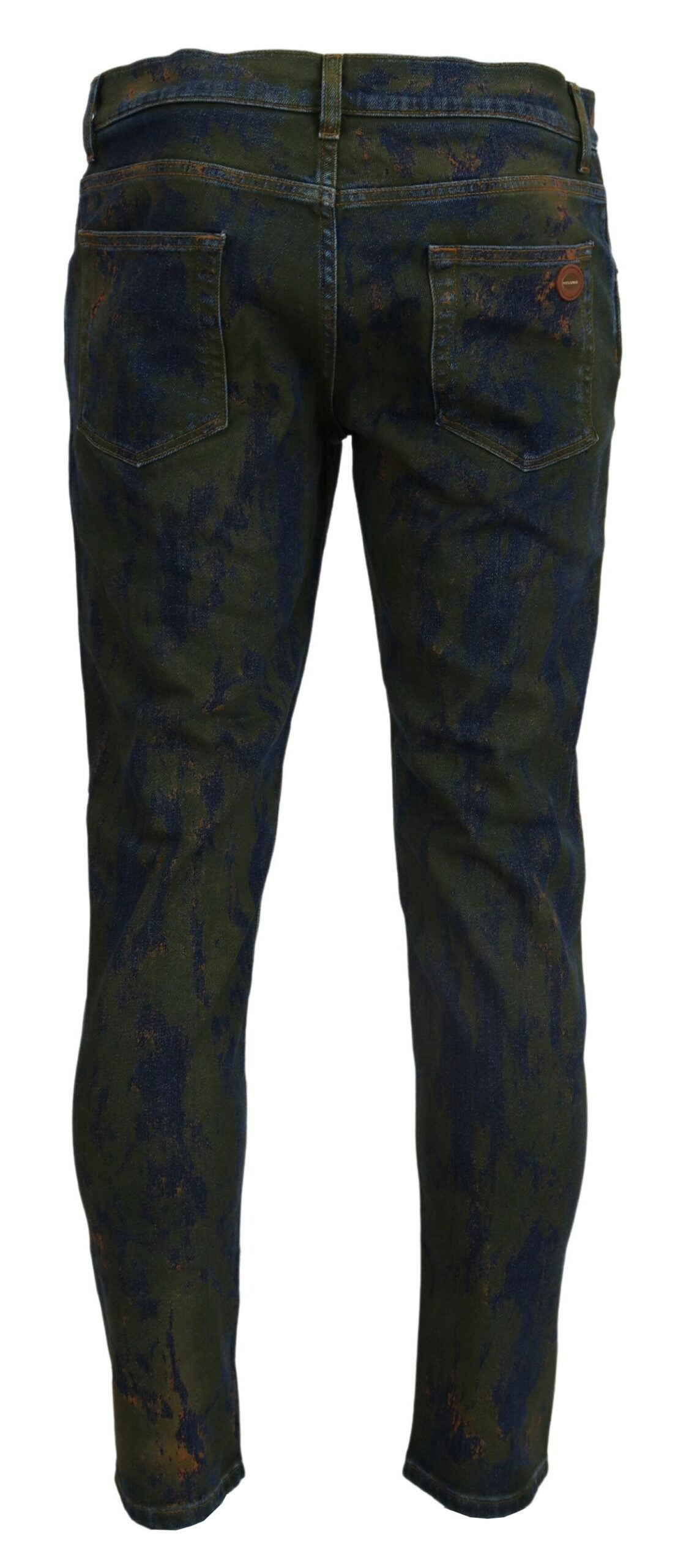 Dolce & Gabbana Teal Cotton Skinny Denim Jeans