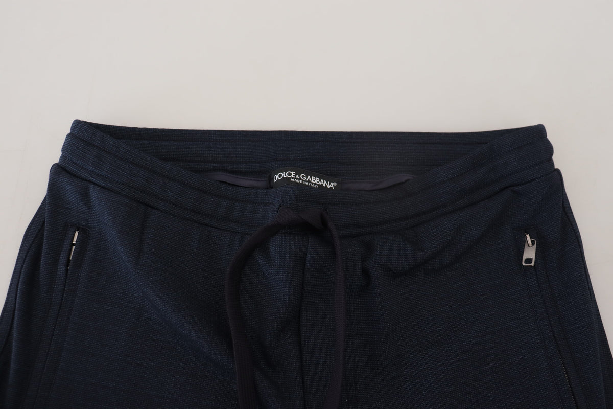 Dolce & Gabbana Men's Blue Sport Cotton Sweatpants
