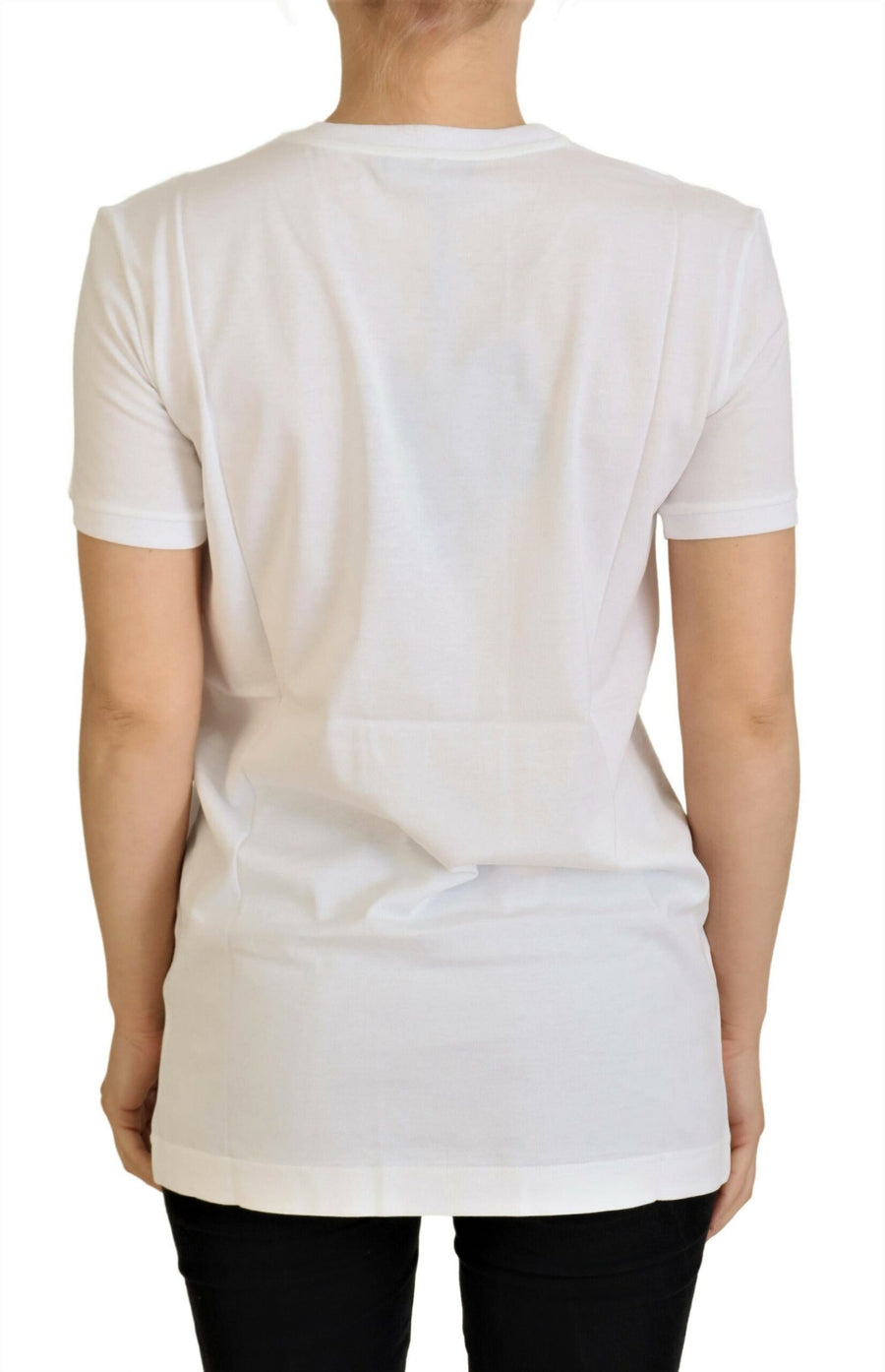 Dolce & Gabbana White Cotton T-Shirt by DG Loves SUD