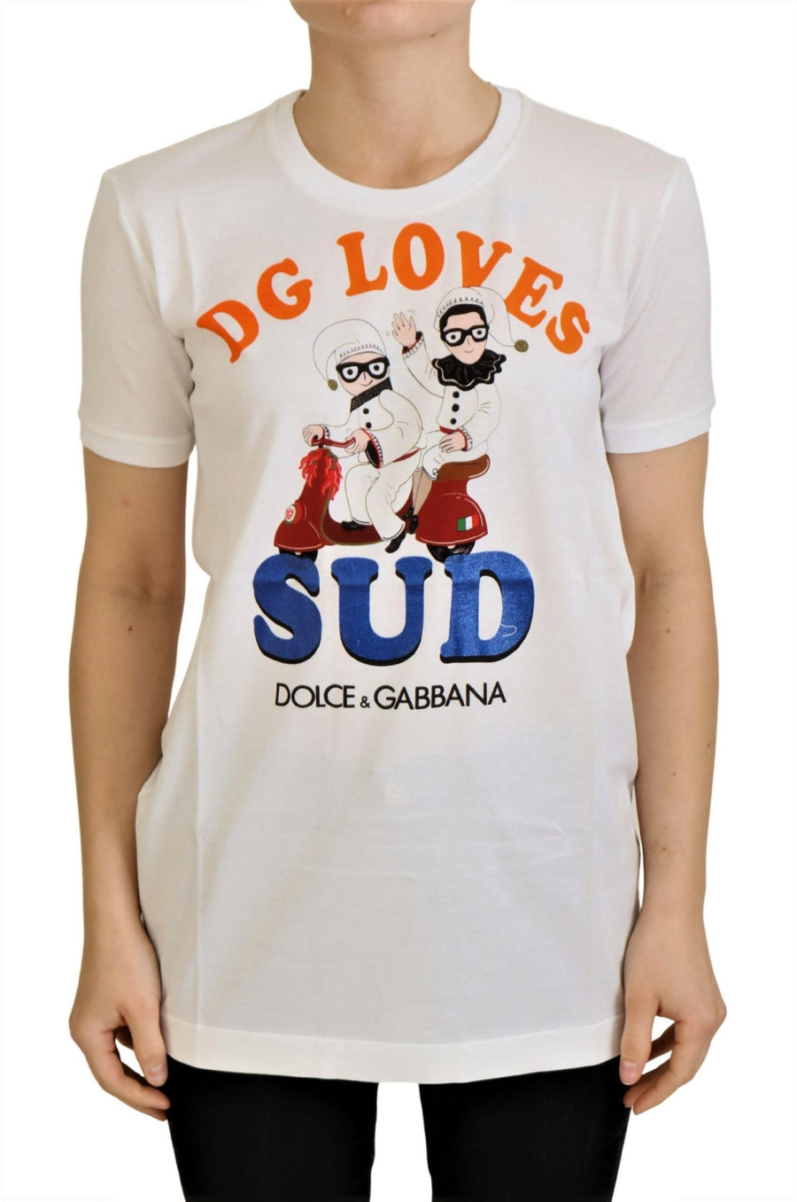Dolce & Gabbana White Cotton T-Shirt by DG Loves SUD