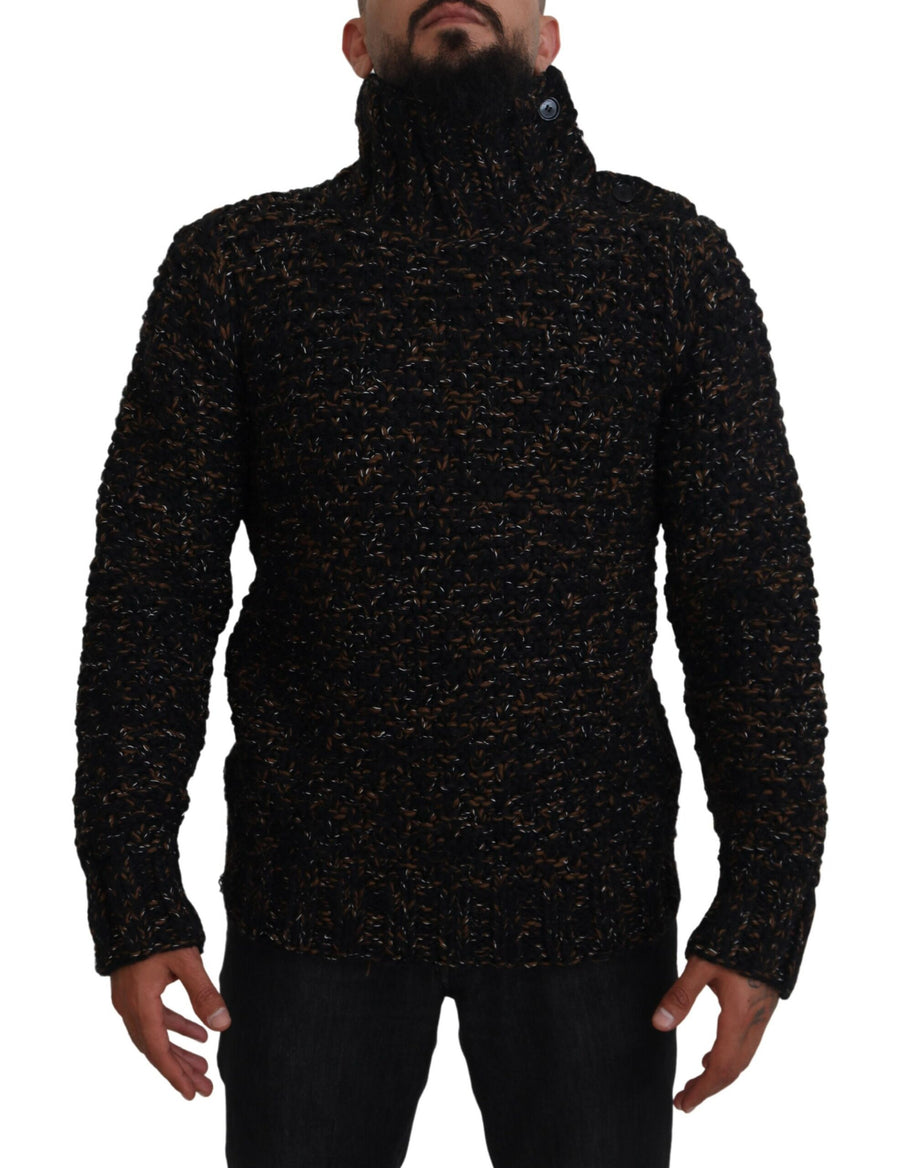 Dolce & Gabbana Brown Fatto A Mano Turtleneck Sweater