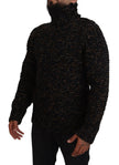 Dolce & Gabbana Brauner Fatto A Mano Rollkragenpullover