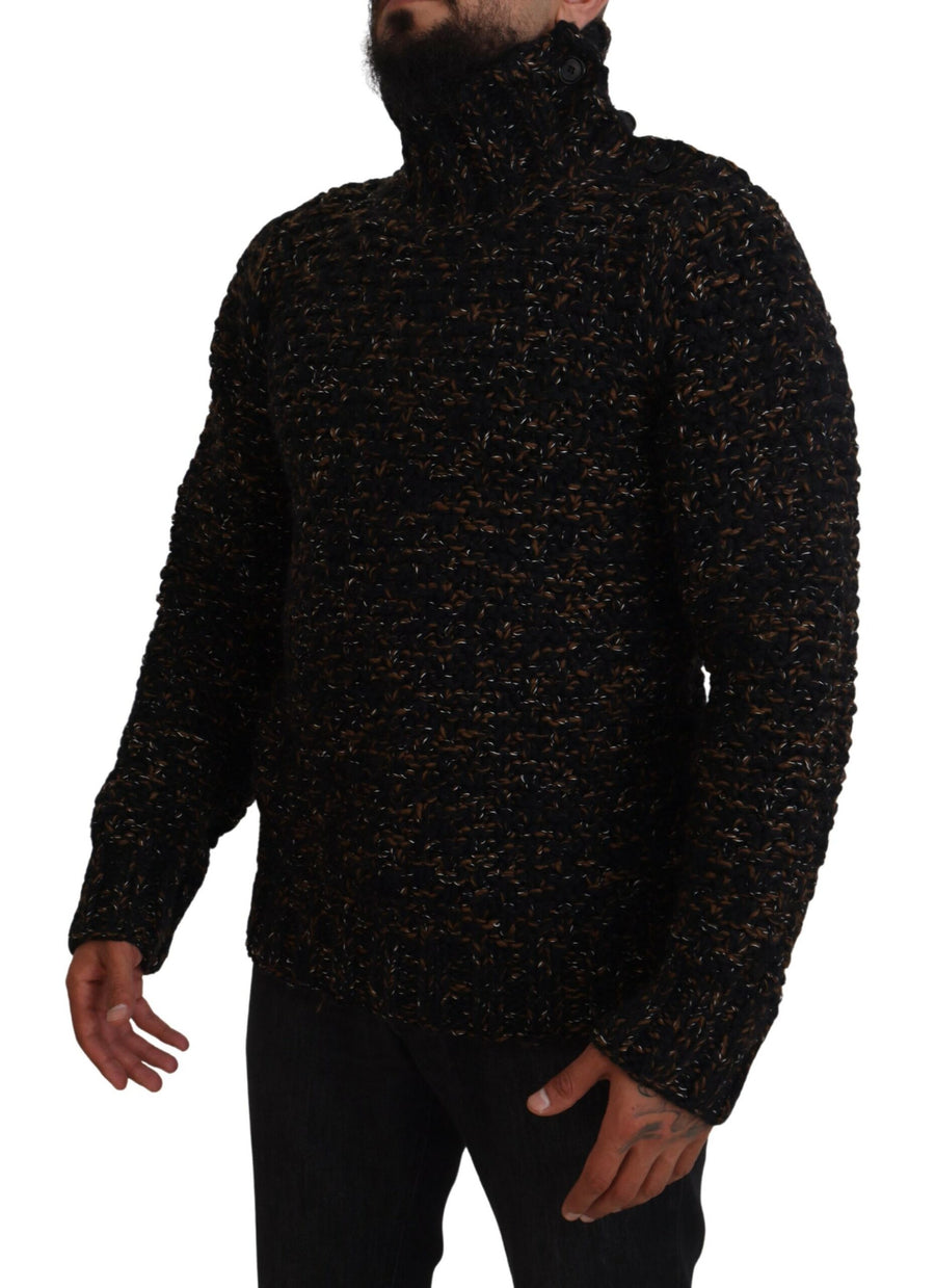 Dolce & Gabbana Brown Fatto A Mano Turtleneck Sweater