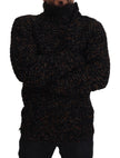 Dolce & Gabbana Brauner Fatto A Mano Rollkragenpullover