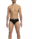 Cavalli Class Men's Black Cotton Underwear Set, 3 Pack