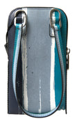 Dolce & Gabbana Blaue Leder Geldbörse Umhängetasche Sling Phone Bag Unisex