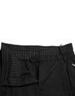 Dolce & Gabbana Schwarze Cargo-Bermuda-Shorts aus Baumwoll-Stretch