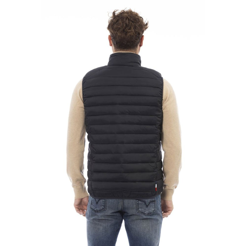Invicta Schwarze Polyamid-Weste für Herren