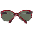 Serengeti-Sonnenbrille aus Acetat und Metall, rot