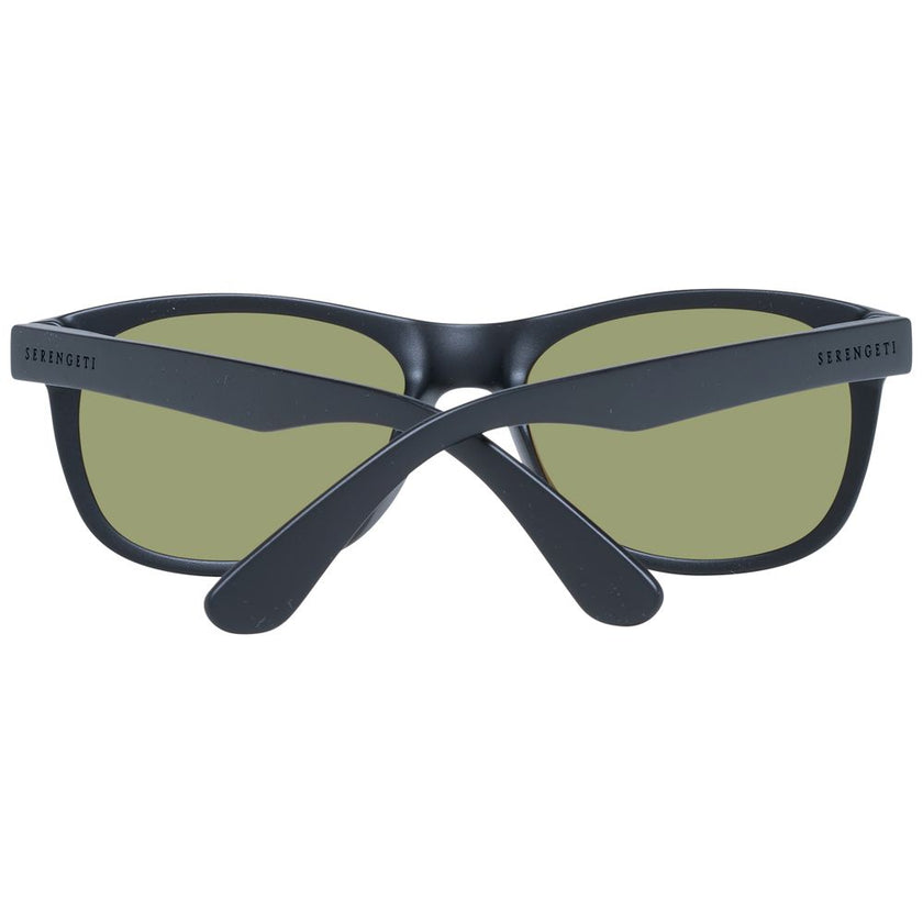 Serengeti Schwarze Sonnenbrille aus Kunststoff