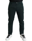 Dolce & Gabbana Grüne Baumwoll-Stretch-Skinny-Denim-Jeans für Männer