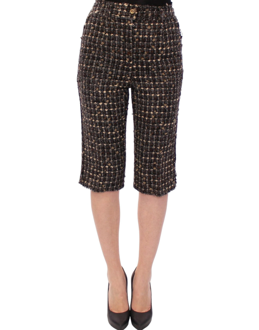 Dolce & Gabbana Multicolor Wool Shorts