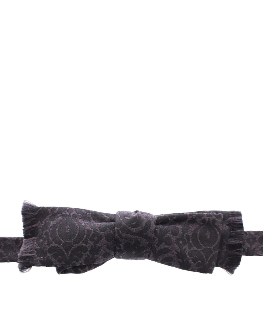 Dolce & Gabbana Graue & Schwarze Wollfliege
