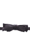Dolce & Gabbana Graue & Schwarze Wollfliege