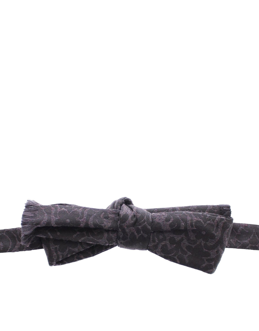 Dolce & Gabbana Graue & Schwarze Wollfliege