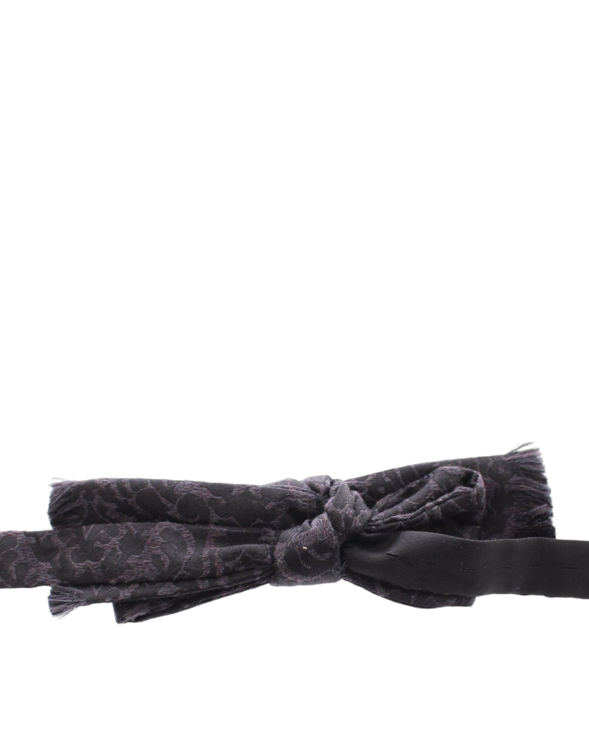 Dolce & Gabbana Graue & Schwarze Wollfliege