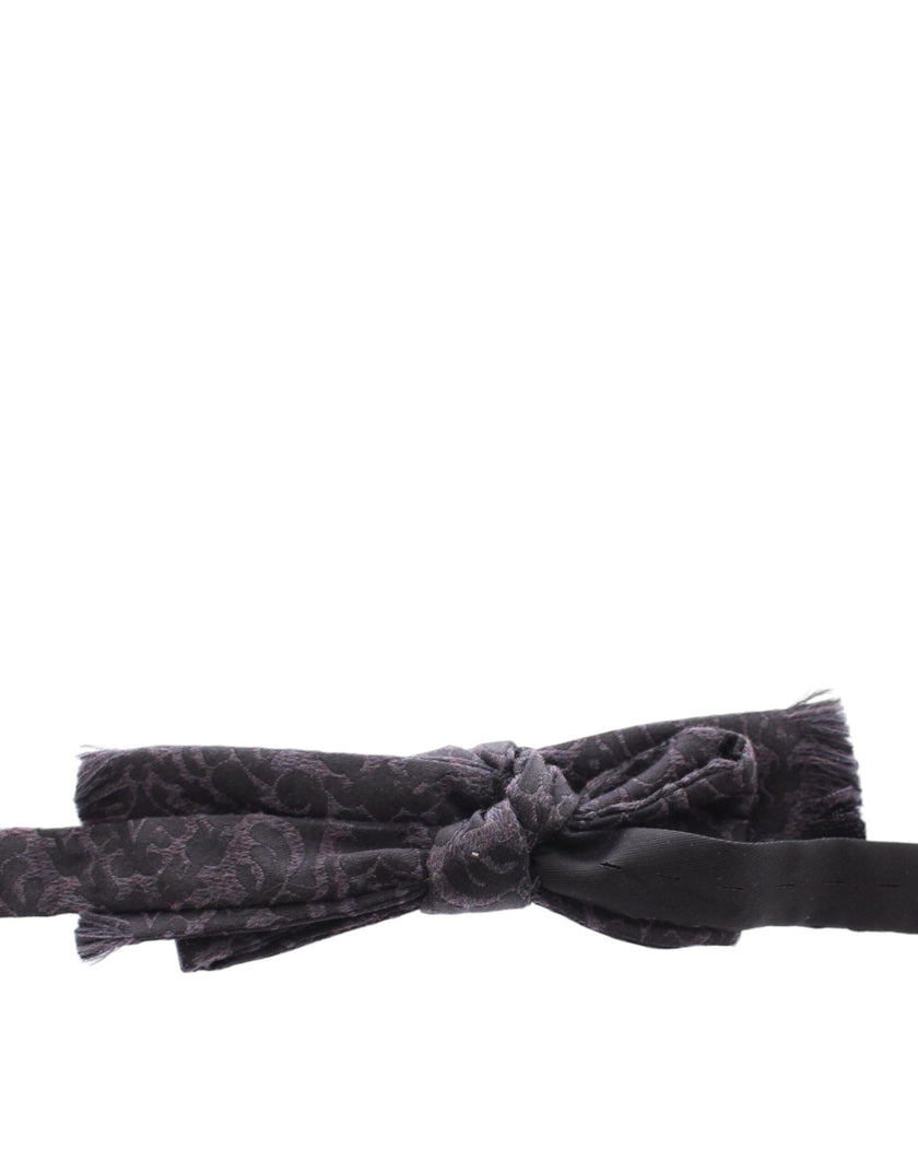 Dolce & Gabbana Graue & Schwarze Wollfliege