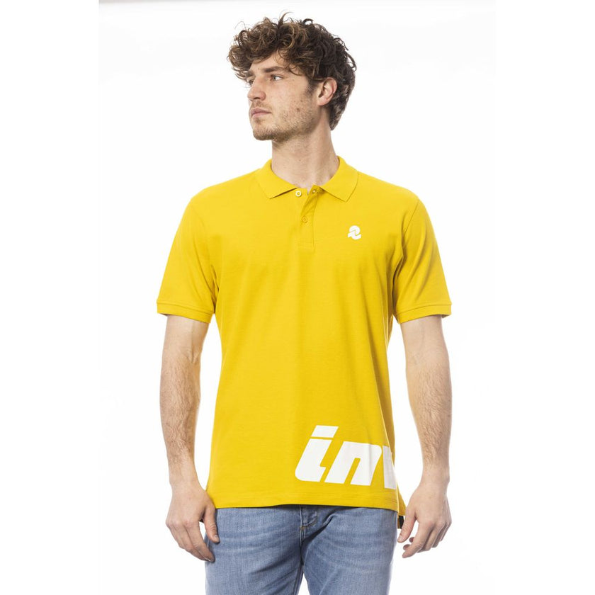 Invicta Men's Yellow Cotton Polo Shirt