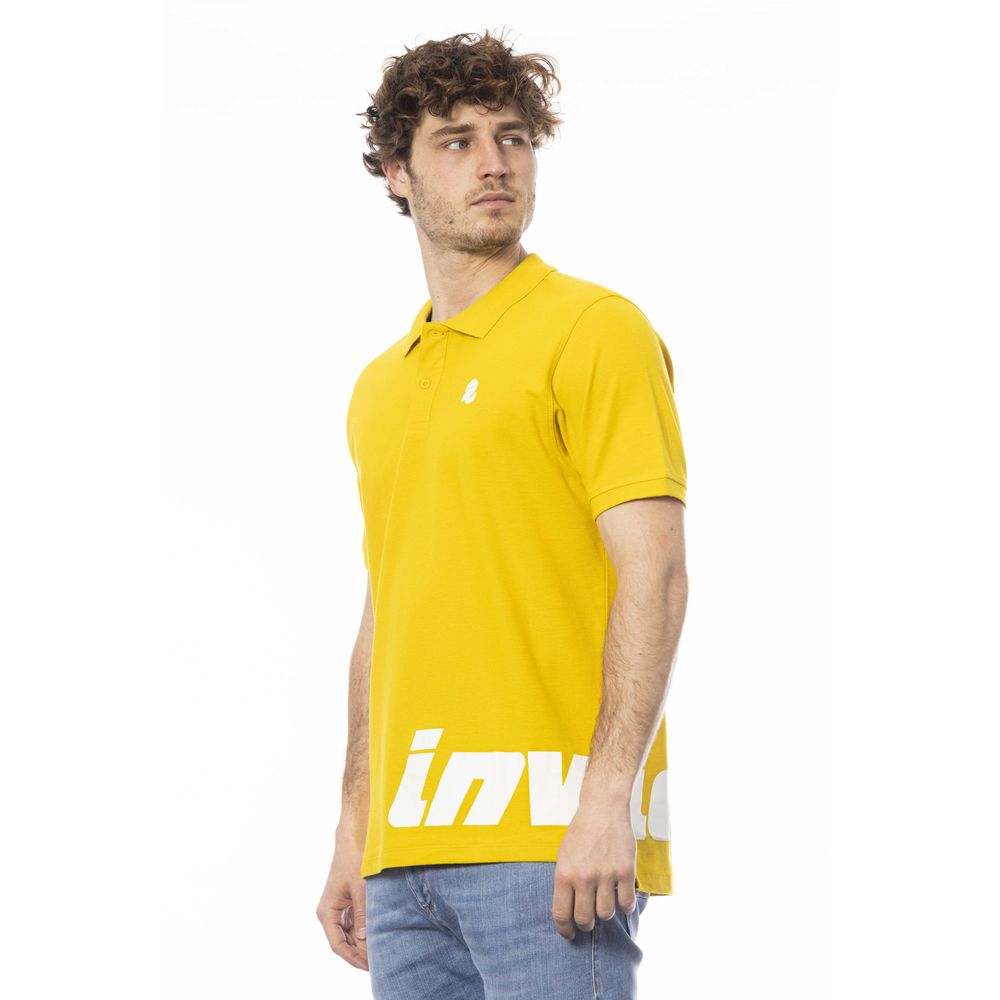 Invicta Men's Yellow Cotton Polo Shirt