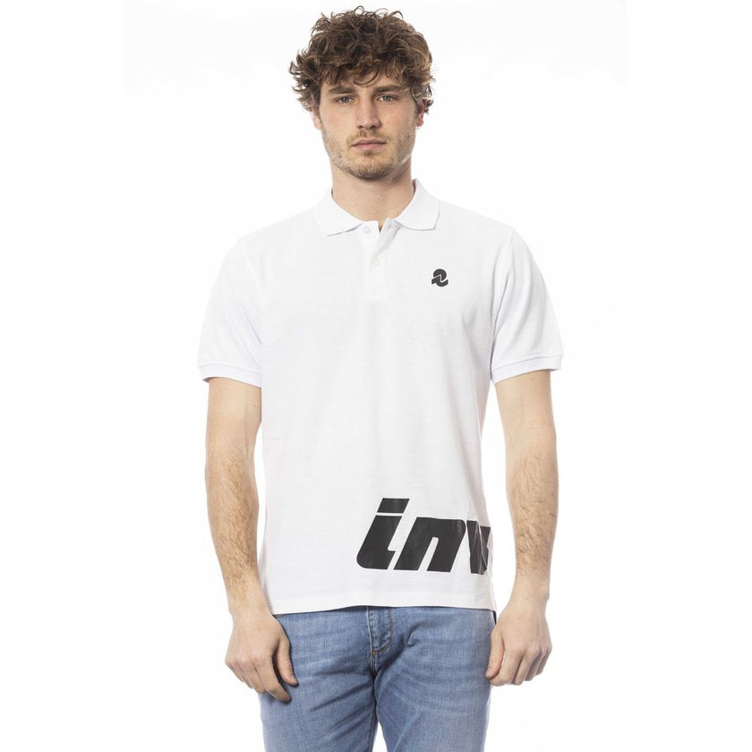 Invicta Herren-Poloshirt aus Baumwolle in Weiß