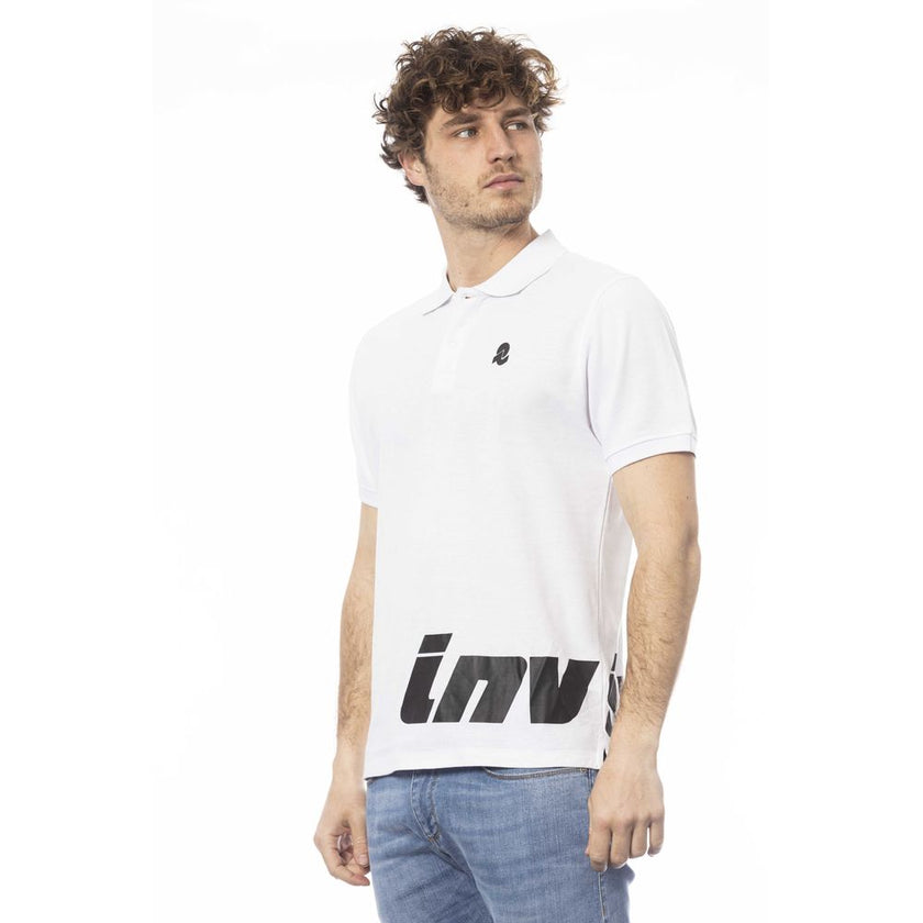Invicta Herren-Poloshirt aus Baumwolle in Weiß