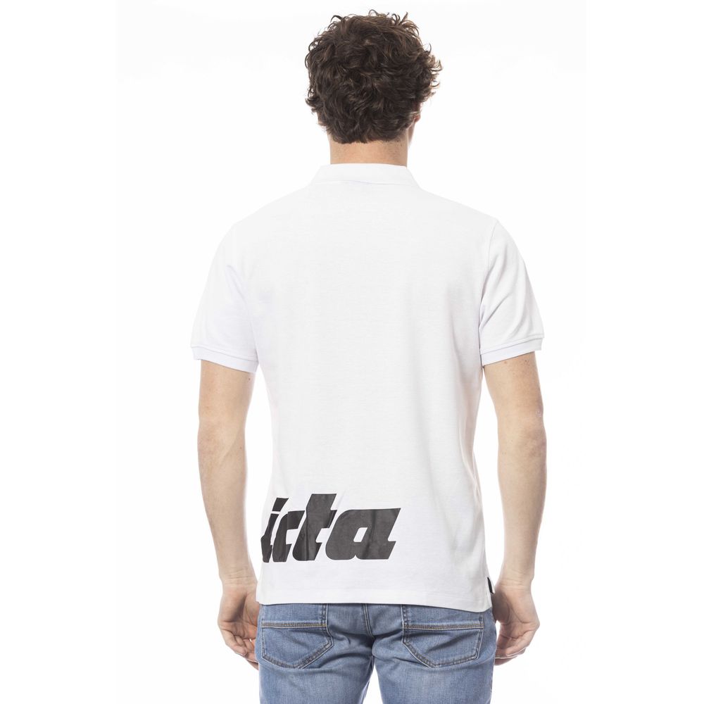 Invicta Herren-Poloshirt aus Baumwolle in Weiß
