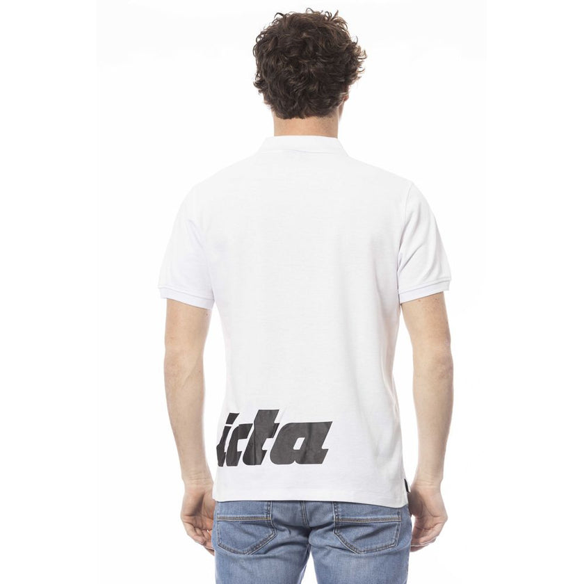 Invicta Herren-Poloshirt aus Baumwolle in Weiß