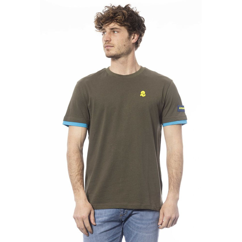 Invicta Men's Green Cotton T-Shirt