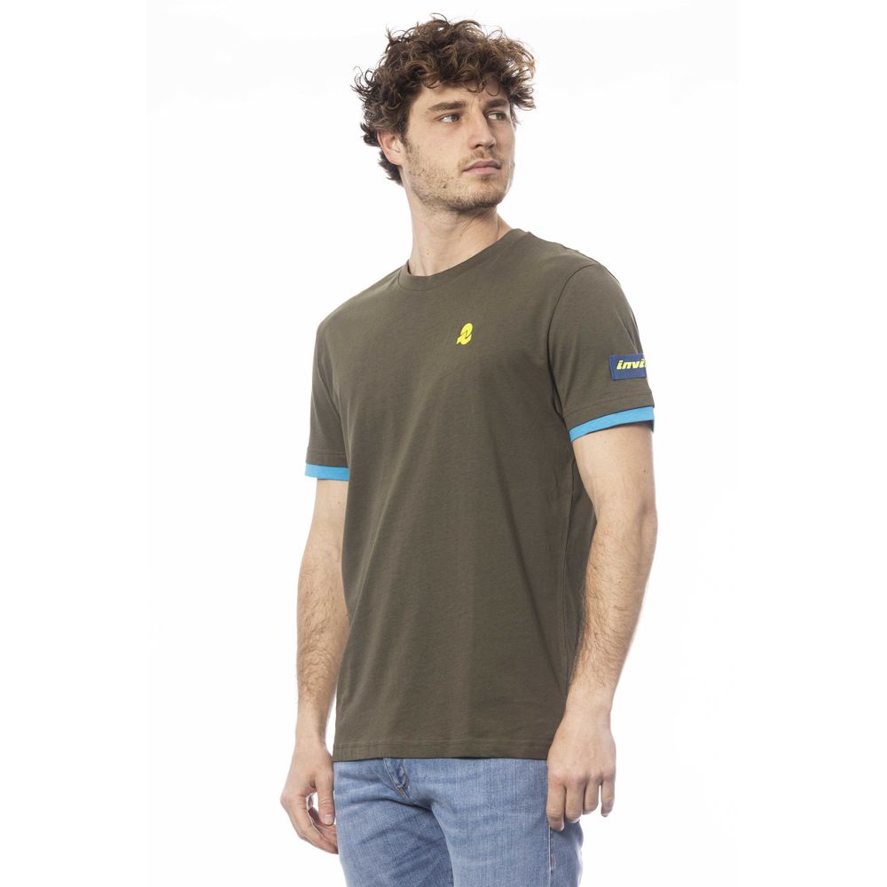 Invicta Men's Green Cotton T-Shirt