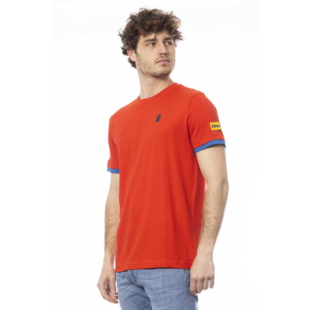 Invicta Herren T-Shirt aus roter Baumwolle