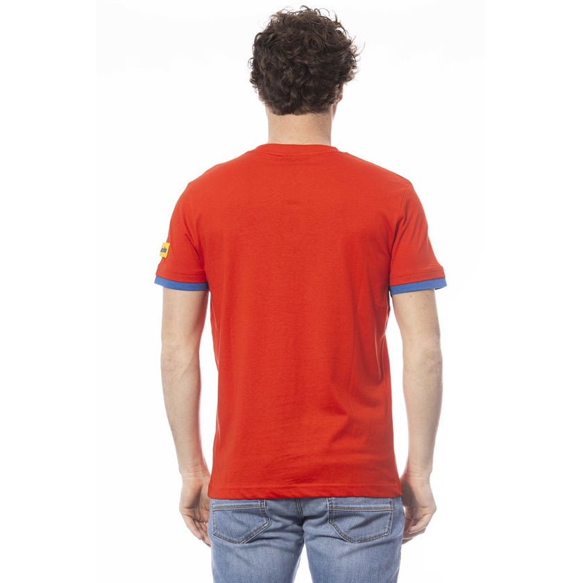 Invicta Herren T-Shirt aus roter Baumwolle