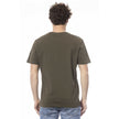 Invicta Herren T-Shirt aus grüner Baumwolle