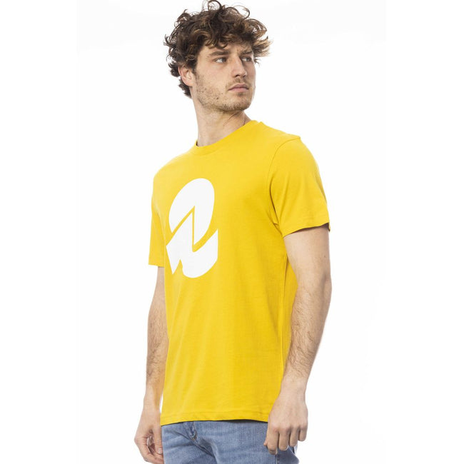 Invicta Men's Yellow Cotton T-Shirt
